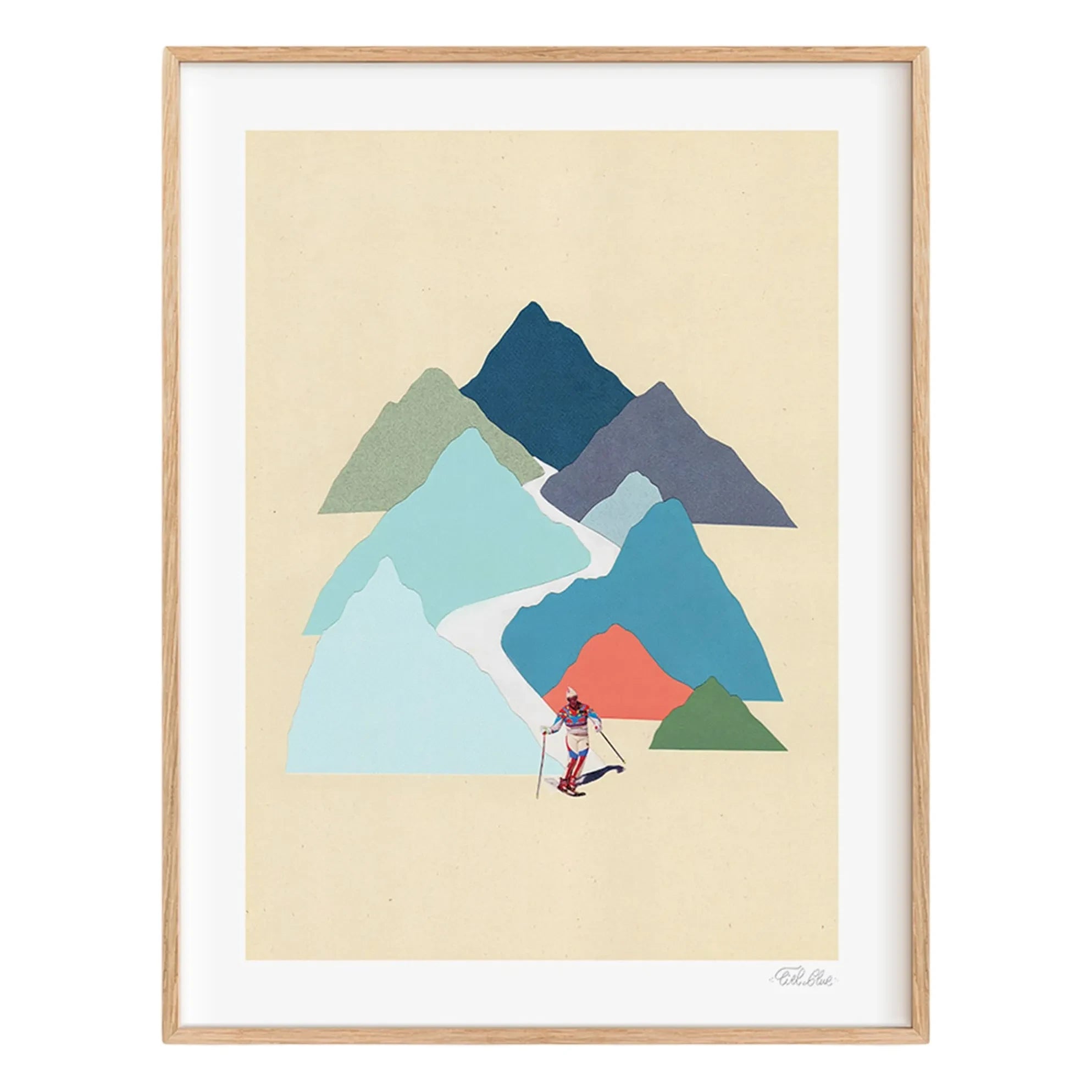 Ciel Glue – Mountain Nr. 8 Pistenposter – Limitierte Edition