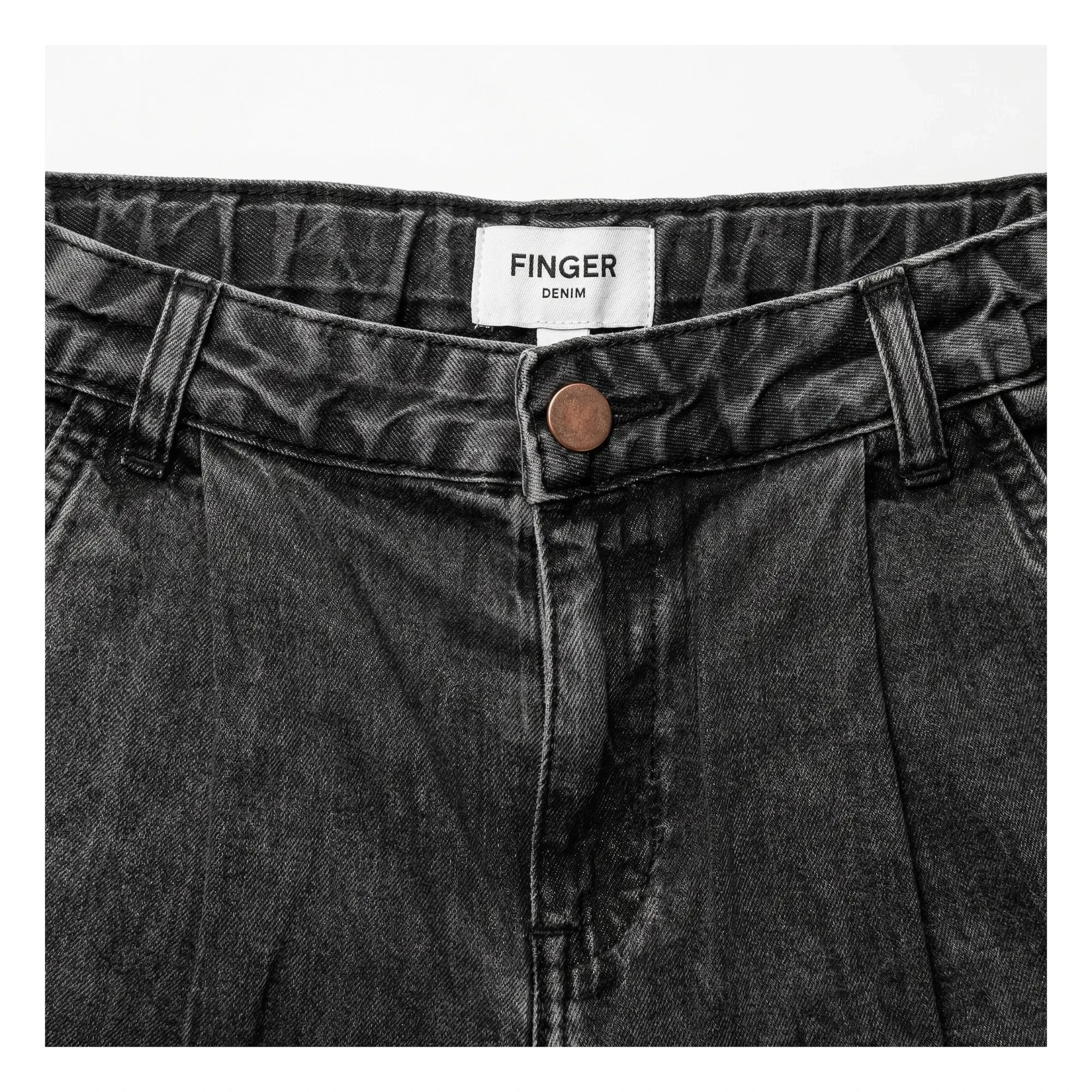 Finger in the nose - Denim Bermudashorts Tate | Grau