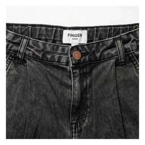 Finger in the nose - Denim Bermudashorts Tate | Grau