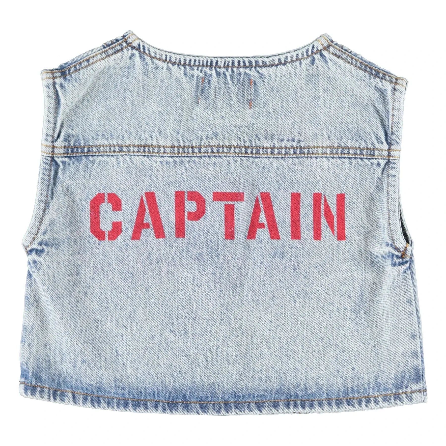 Piupiuchick - Captain Denim Kolsuz Ceket | Açık Mavi