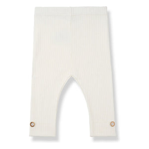 1+ in the family - Sina Fitted Leggings | White