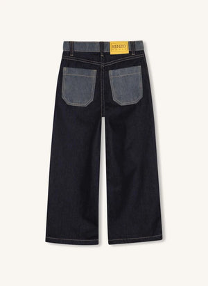 Kenzo - Jeans mit weitem Bein | Dunkelblau