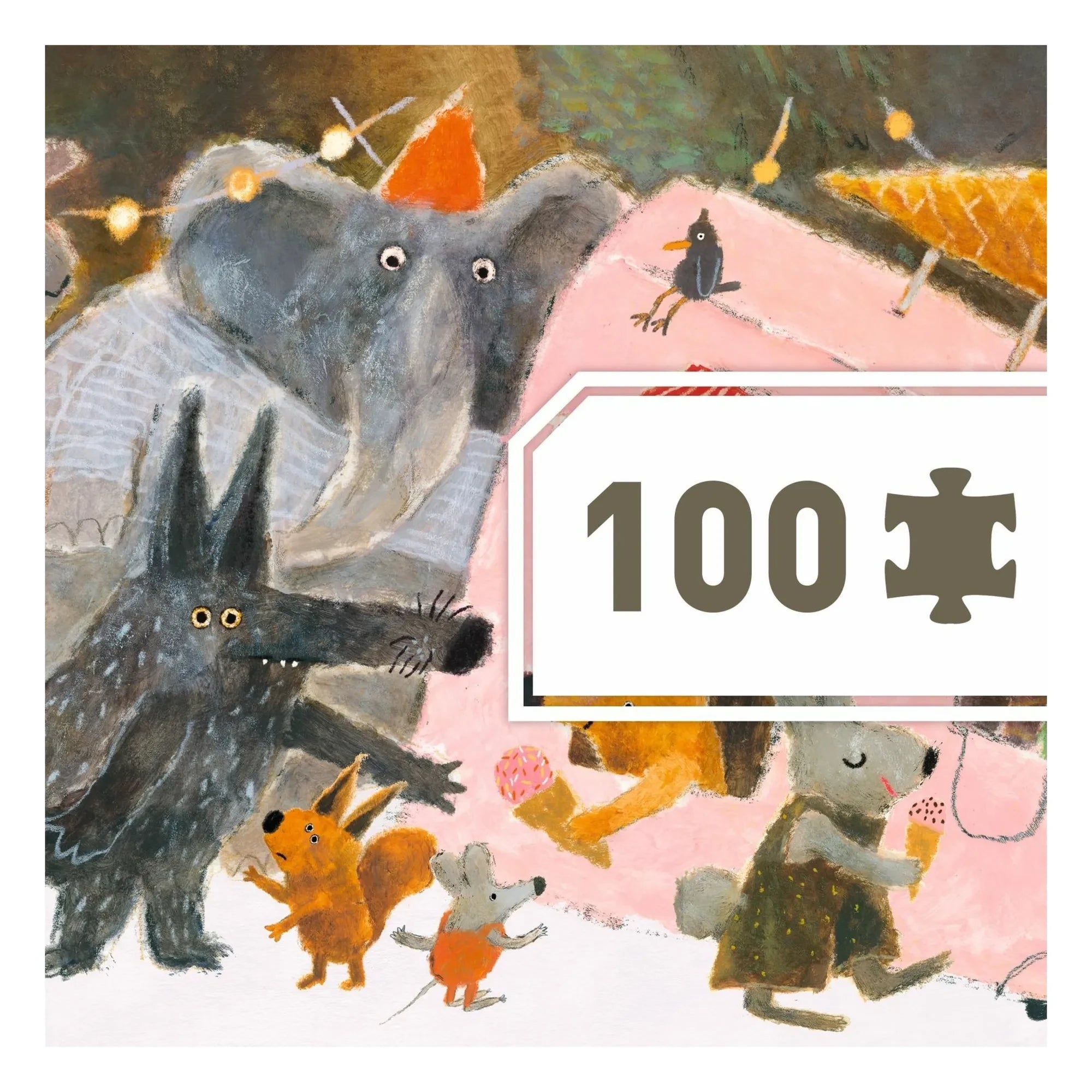 Djeco - Puzzle Der Park - 100 Teile