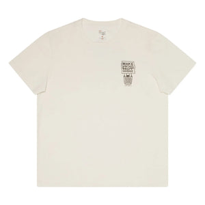 Nudie Jeans – T-Shirt Roy Garbage | Weiß