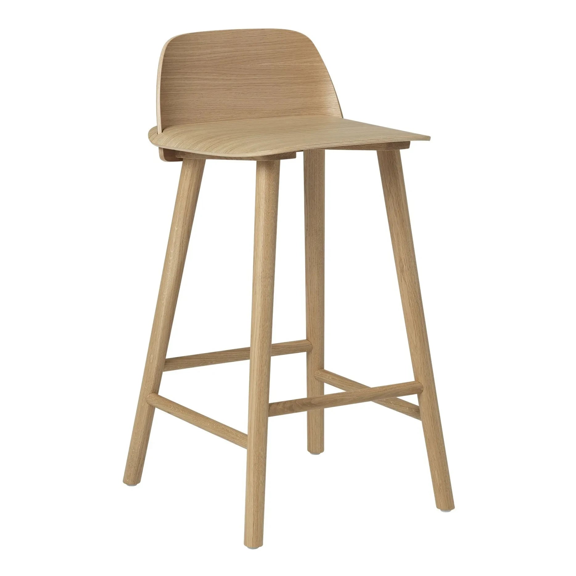 Muuto - Nerd Bar Taburesi 65 cm | Meşe