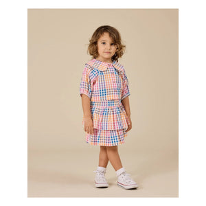 Goldie + Ace - Goldie+Ace x Smallable Exclusive - Gingham Ruffled Skirt | Pink