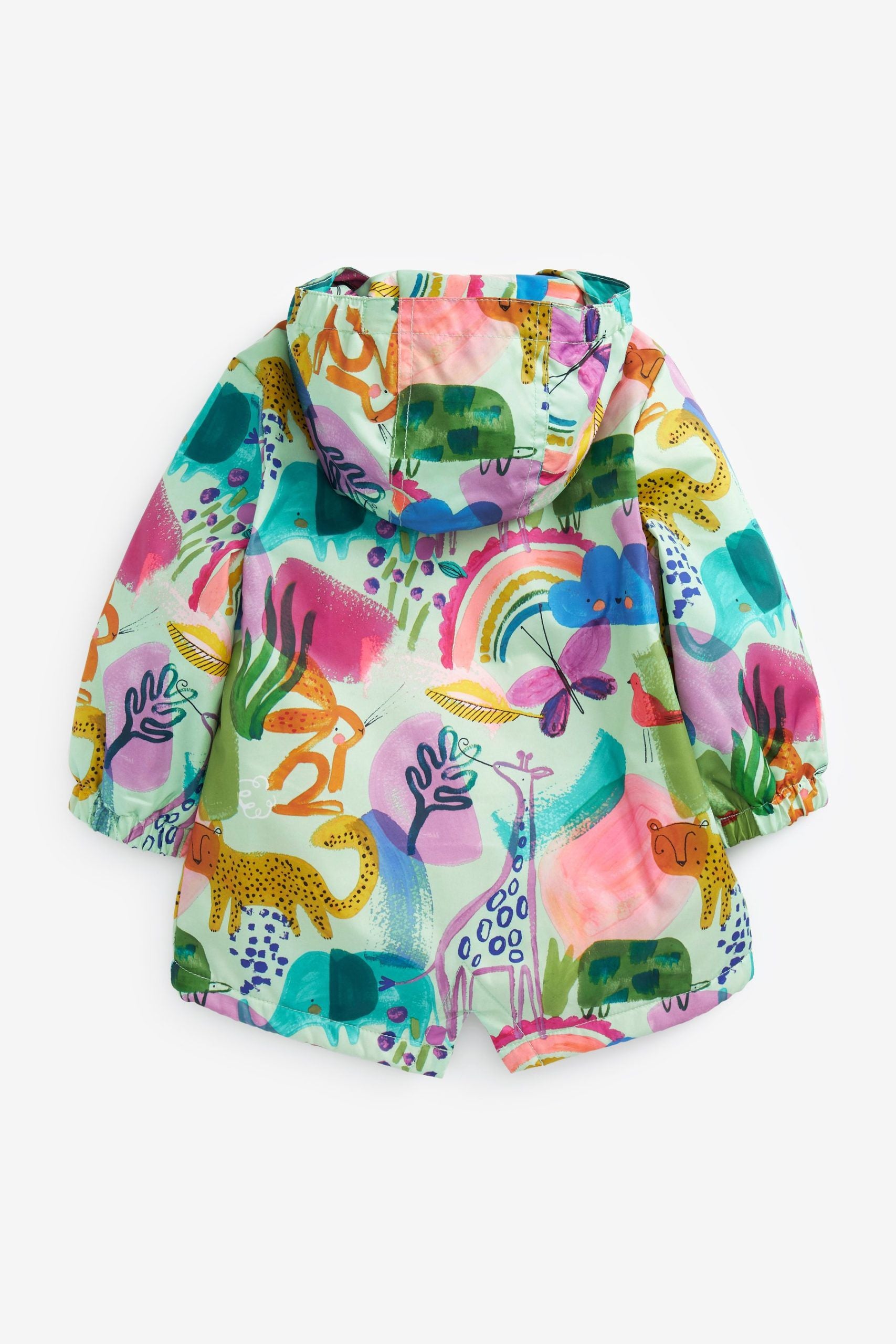 Next - Neşeli Sürdürülebilir Kız Çocuk Kışlık Ceket ve Yağmurluğu - 6-7 Yaş-Dinossi