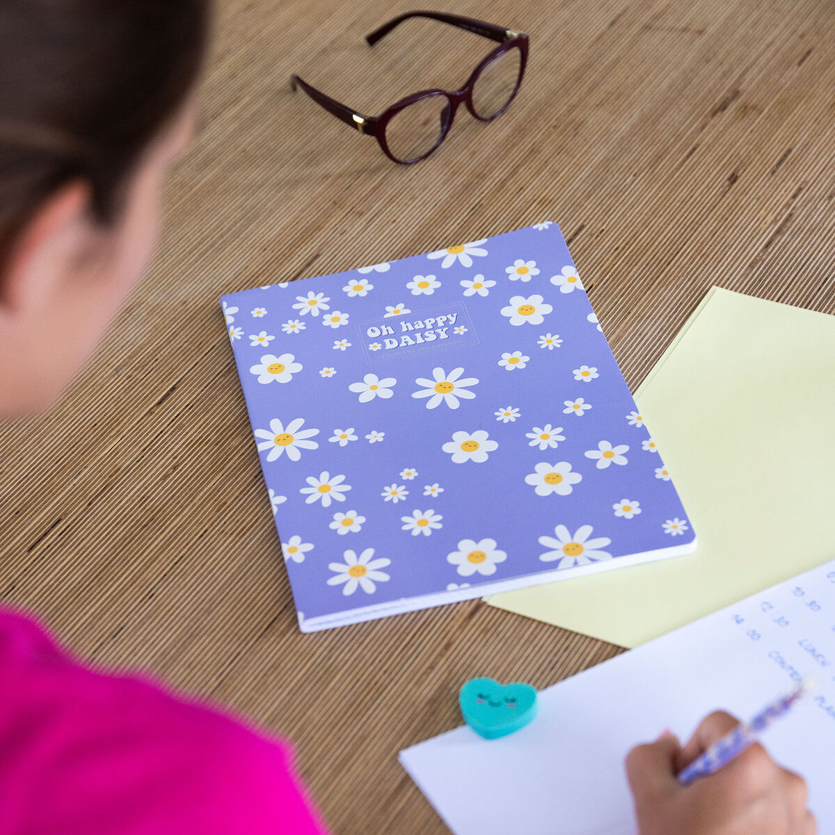 Legami - Exercise Kitap - A4 Defter - 8 mm Ruled - Daisy