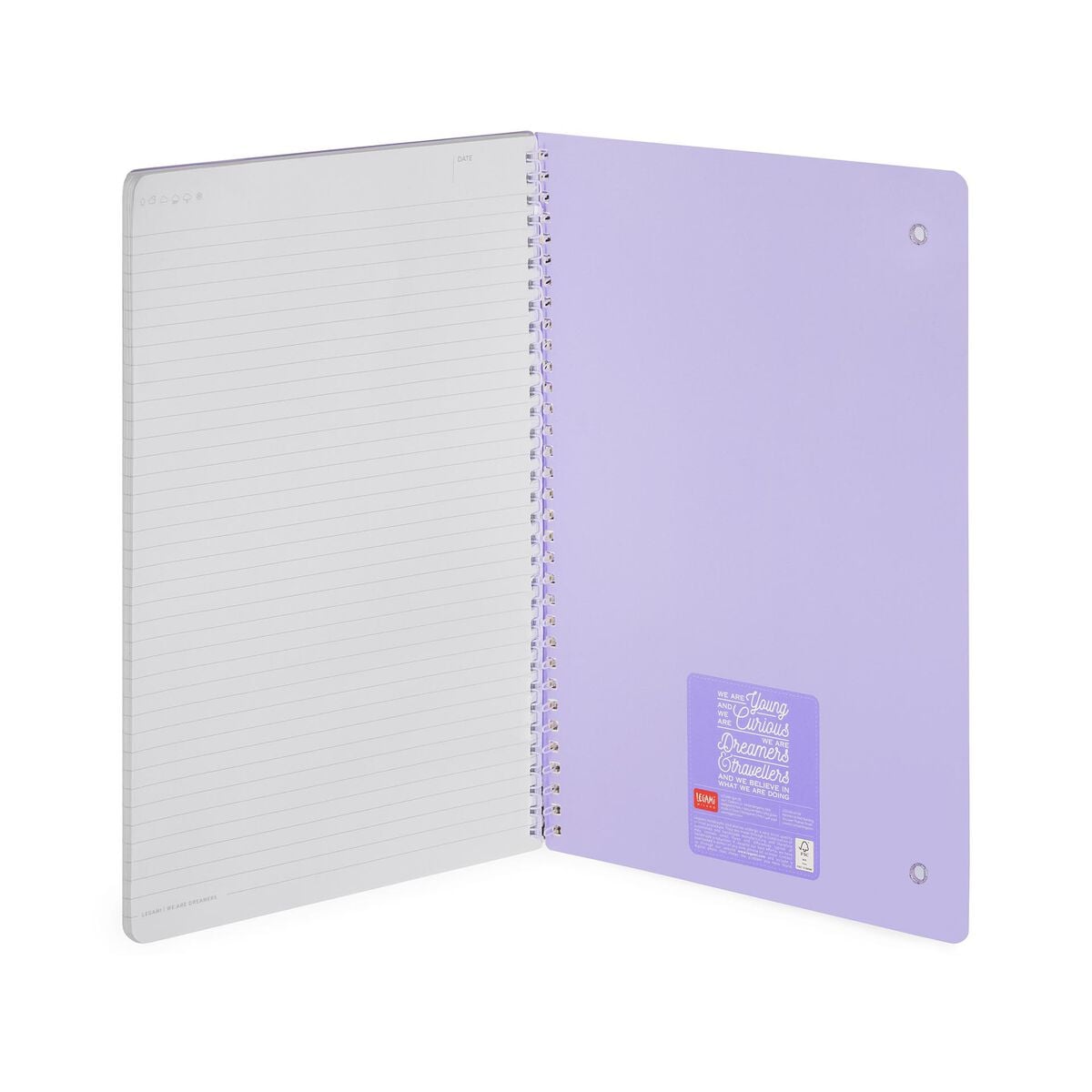 Legami - A4 Lined Defter ile Illustrated Hard Kılıf - Tarot - Spiral-Bound