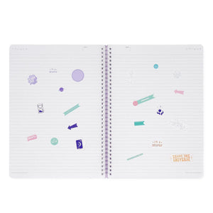 Legami - A4 Lined Defter ile Illustrated Hard Kılıf - Tarot - Spiral-Bound