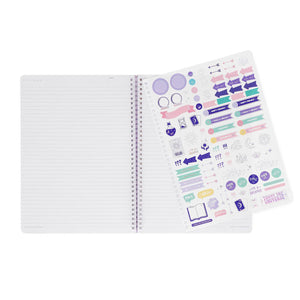 Legami - A4 Lined Defter ile Illustrated Hard Kılıf - Tarot - Spiral-Bound