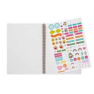 Legami - A4 Lined Defter ile Illustrated Hard Kılıf - Red Panda - Spiral-Bound