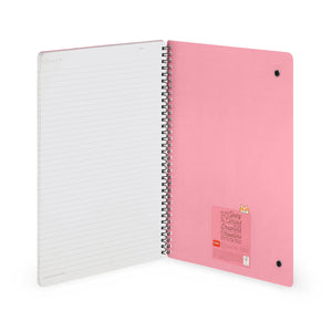 Legami - A4 Lined Defter ile Illustrated Hard Kılıf - Corgi - Jotter - Spiral-Bound