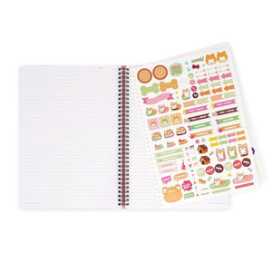 Legami - A4 Lined Defter ile Illustrated Hard Kılıf - Corgi - Jotter - Spiral-Bound