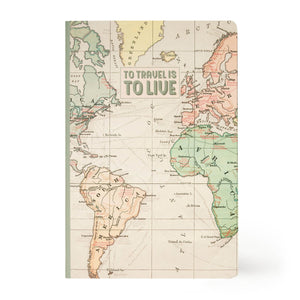 Legami - A5 Lined Defter ile Illustrated Hard Kılıf - Seyahat