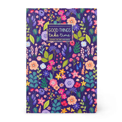 Legami - A5 Lined Defter ile Illustrated Hard Kılıf - Çiçekler