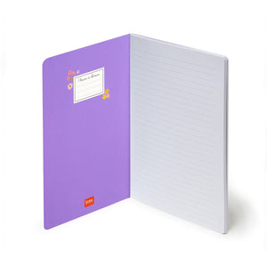 Legami - A5 Lined Defter ile Illustrated Hard Kılıf - Çiçekler