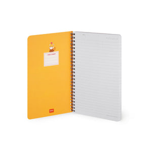 Legami - A5 Lined Defter ile Illustrated Hard Kılıf - Red Panda - Spiral-Bound