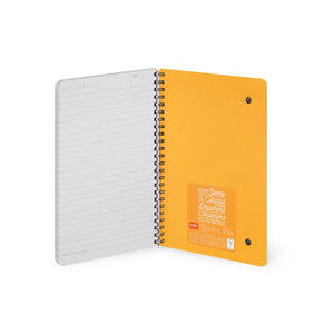 Legami - A5 Lined Defter ile Illustrated Hard Kılıf - Red Panda - Spiral-Bound