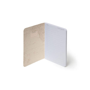 Legami - A6 Lined Defter ile Illustrated Hard Kılıf - Seyahat Map