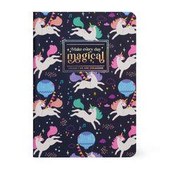 Legami - A6 Lined Defter ile Illustrated Hard Kılıf - Tek Boynuzlu At