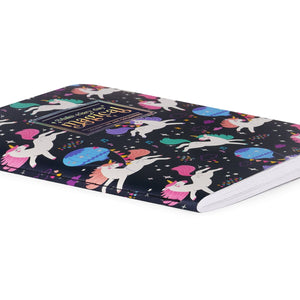 Legami - A6 Lined Defter ile Illustrated Hard Kılıf - Tek Boynuzlu At