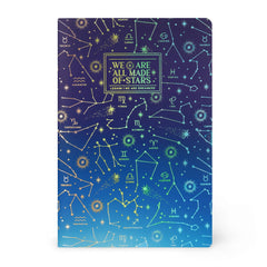 Legami - A6 Lined Defter ile Illustrated Hard Kılıf - Stars