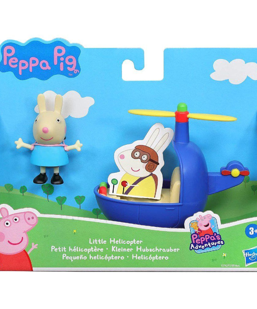 Peppa Pig - Tekli Figür ve Araç Minik Helikopter Oyuncak Seti-Dinossi