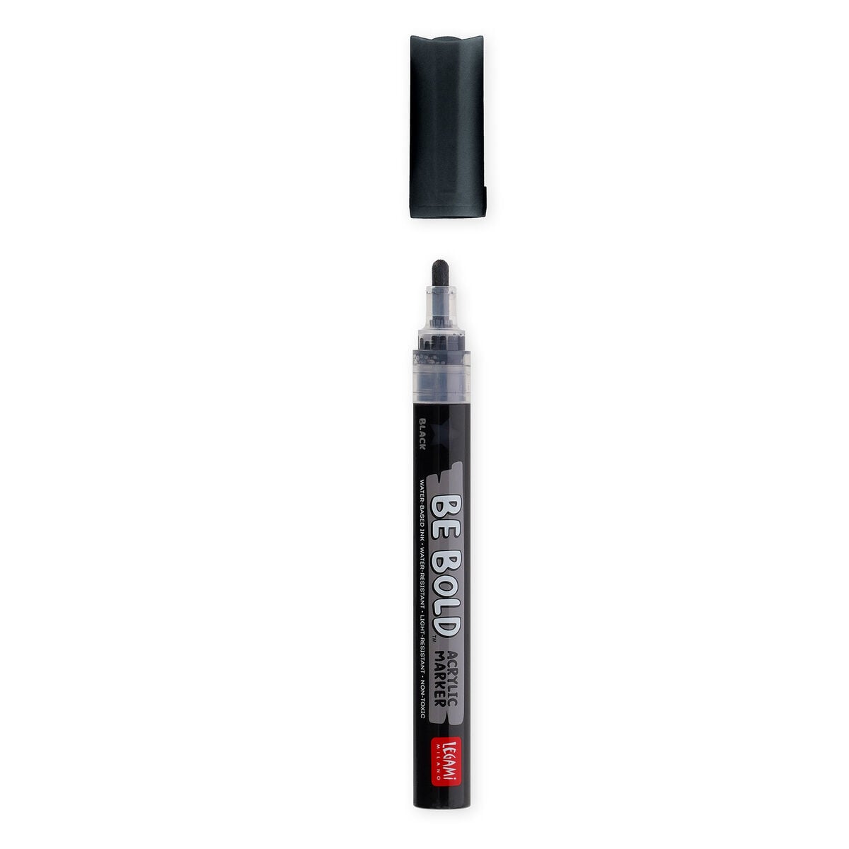 Legami - Acrylic Paint Marker - Black Ink - Be Bold
