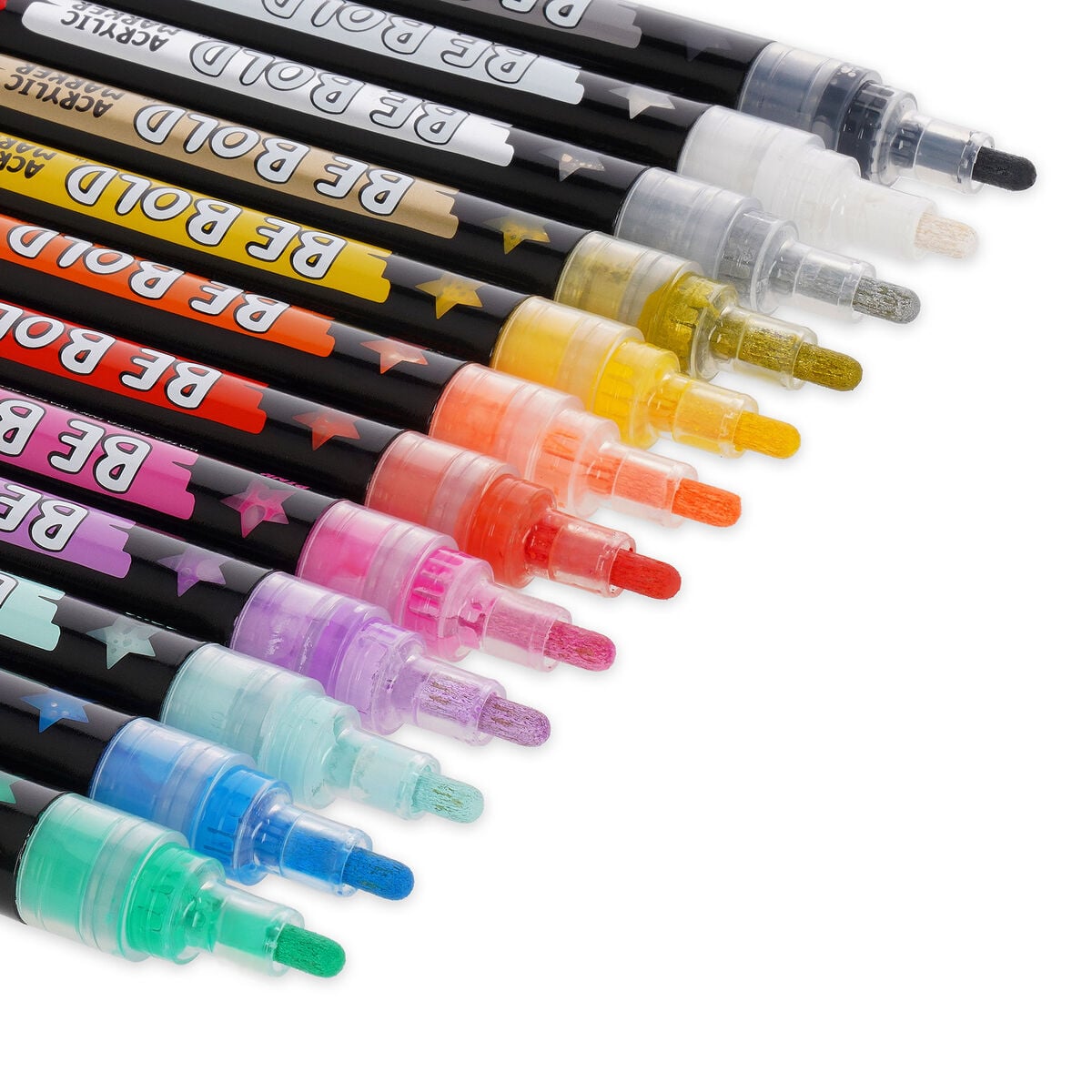 Legami - Acrylic Paint Marker - Black Ink - Be Bold