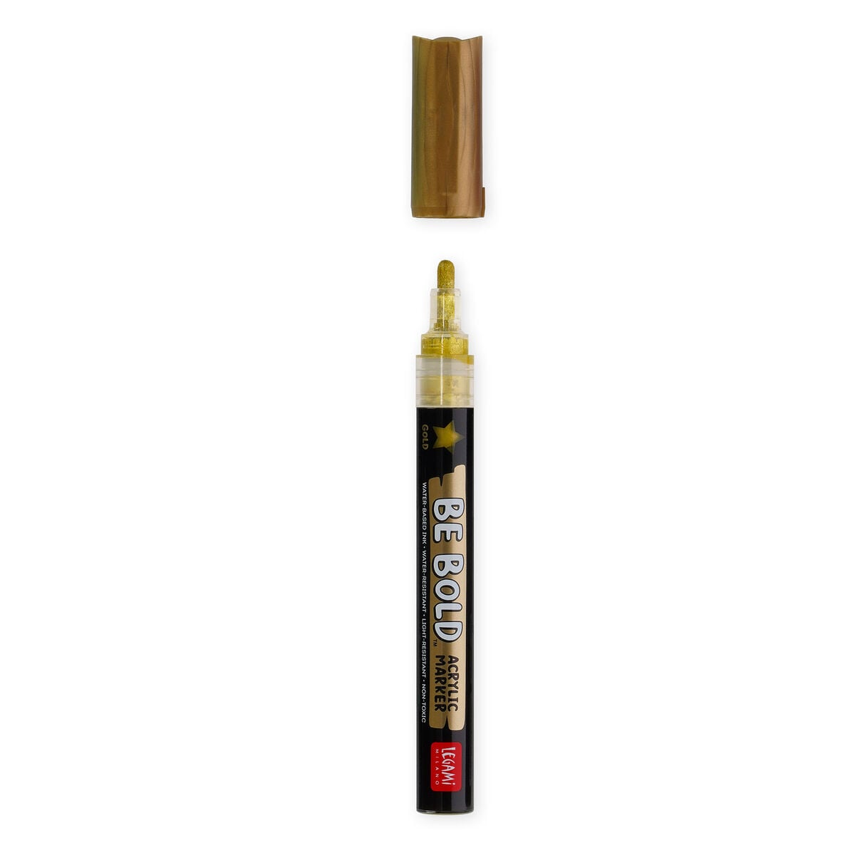 Legami - Acrylic Paint Marker - Gold Ink - Be Bold