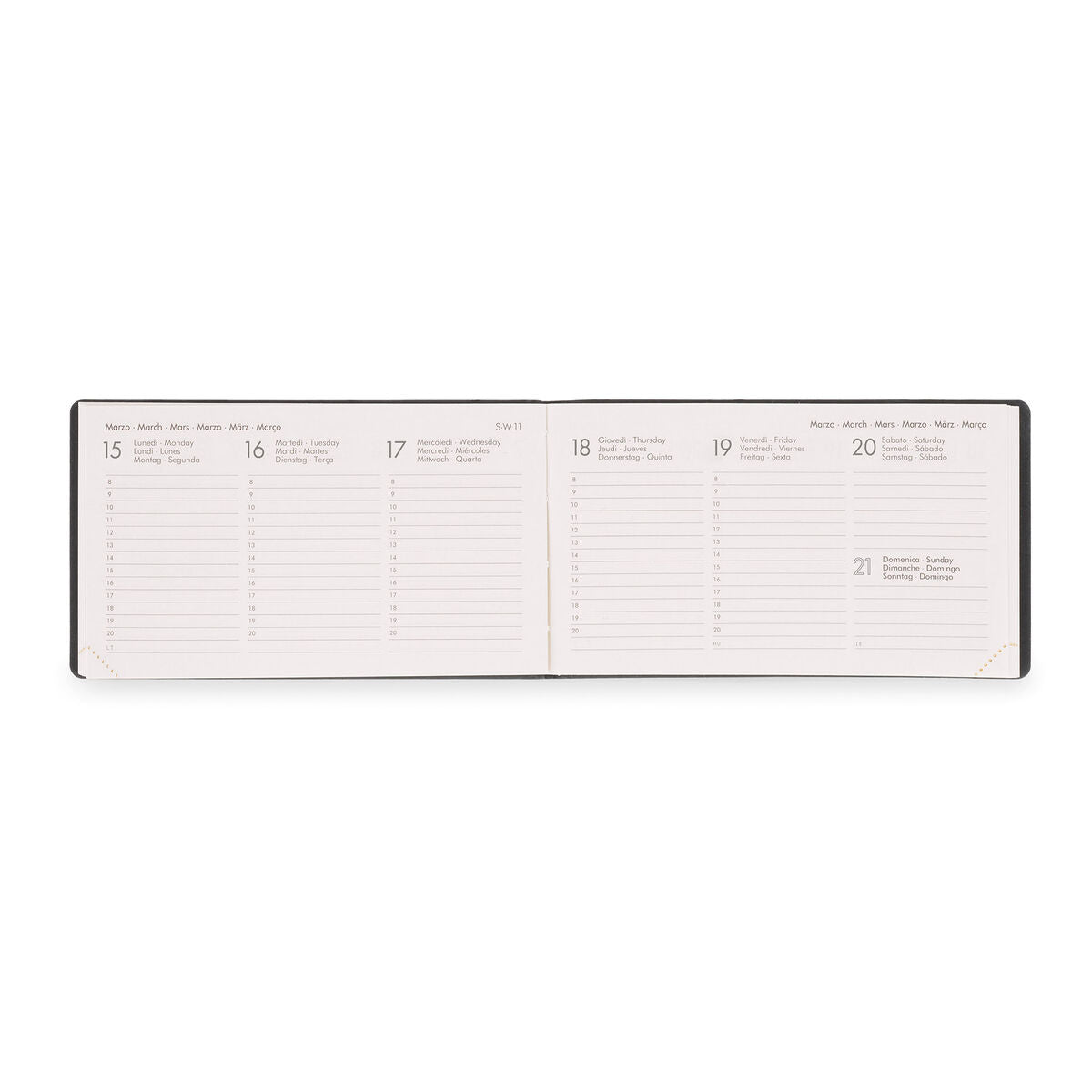 Legami - 13-Month Küçük Horizontal Weekly Günlük 2027 - Sunrise Lover