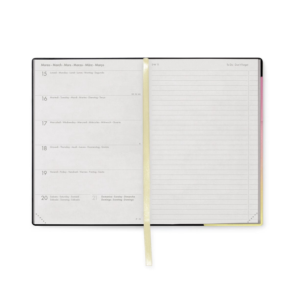 Legami - 12-Month Medium Weekly Günlük ile Defter 2027 - Sunrise Lover
