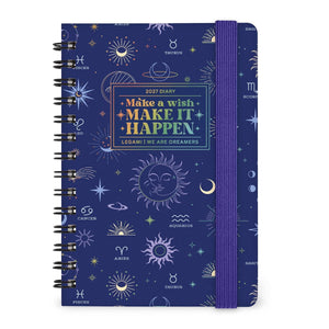 Legami - 12-Month Weekly Günlük - Küçük Spiral-Bound 2027 - Celestial