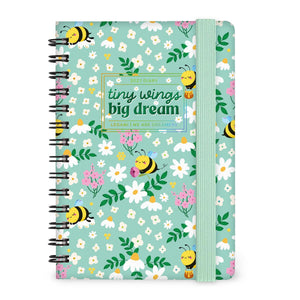Legami - 12-Month Weekly Günlük - Küçük Spiral-Bound 2027 - Bee