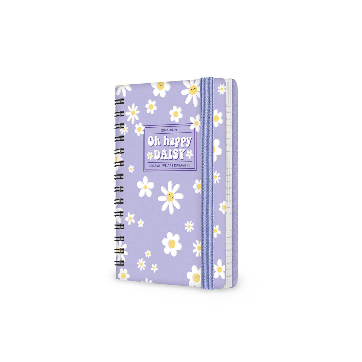Legami - 12-Month Weekly Günlük - Küçük Spiral-Bound 2027 - Daisy
