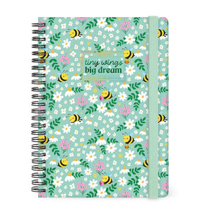 Legami - 12-Month Büyük Spiral-Bound Weekly Günlük 2027 - Bee