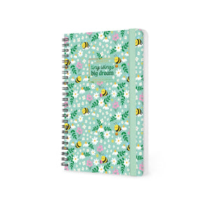Legami - 12-Month Büyük Spiral-Bound Weekly Günlük 2027 - Bee