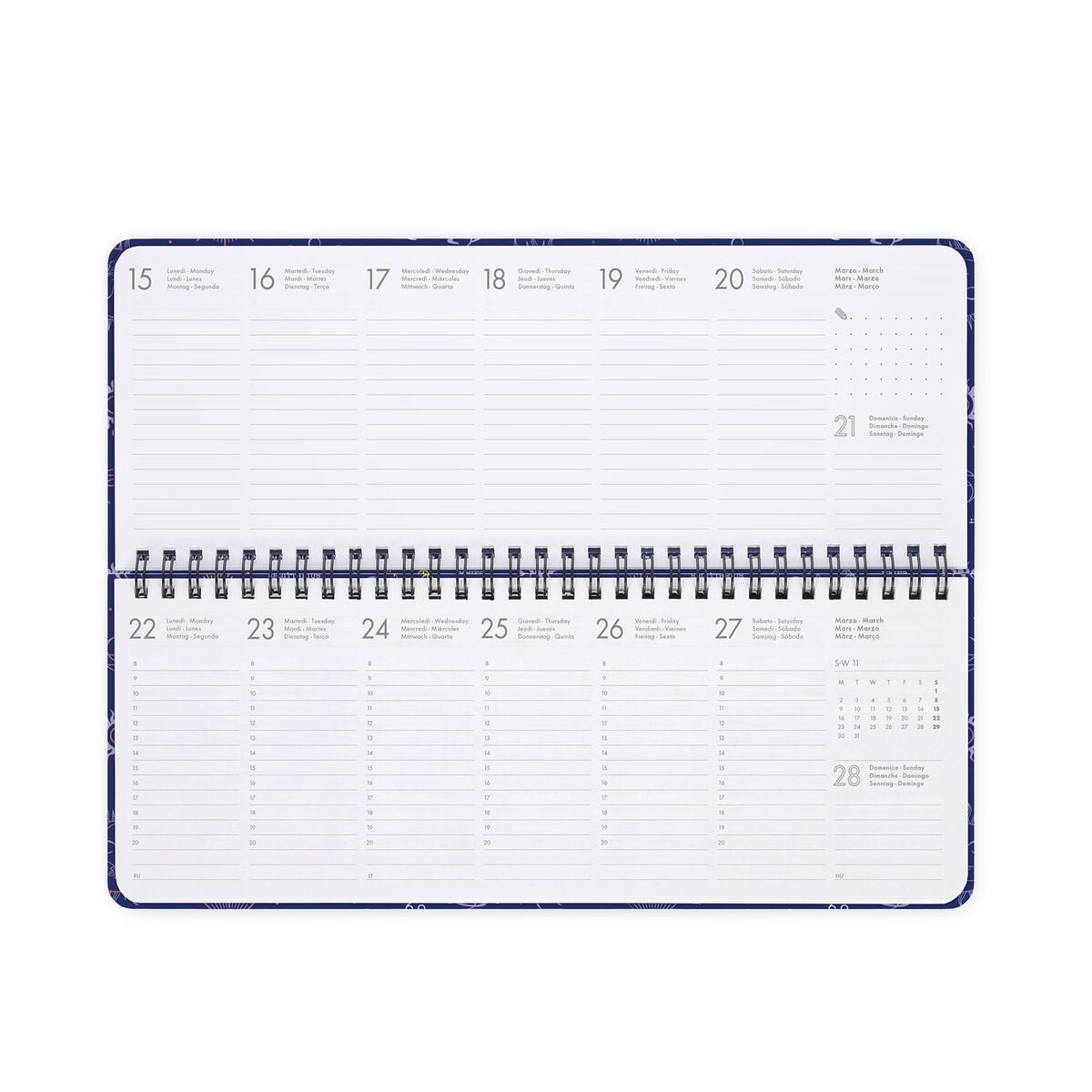 Legami - 12-Month Desk Planner 2027 - Celestial