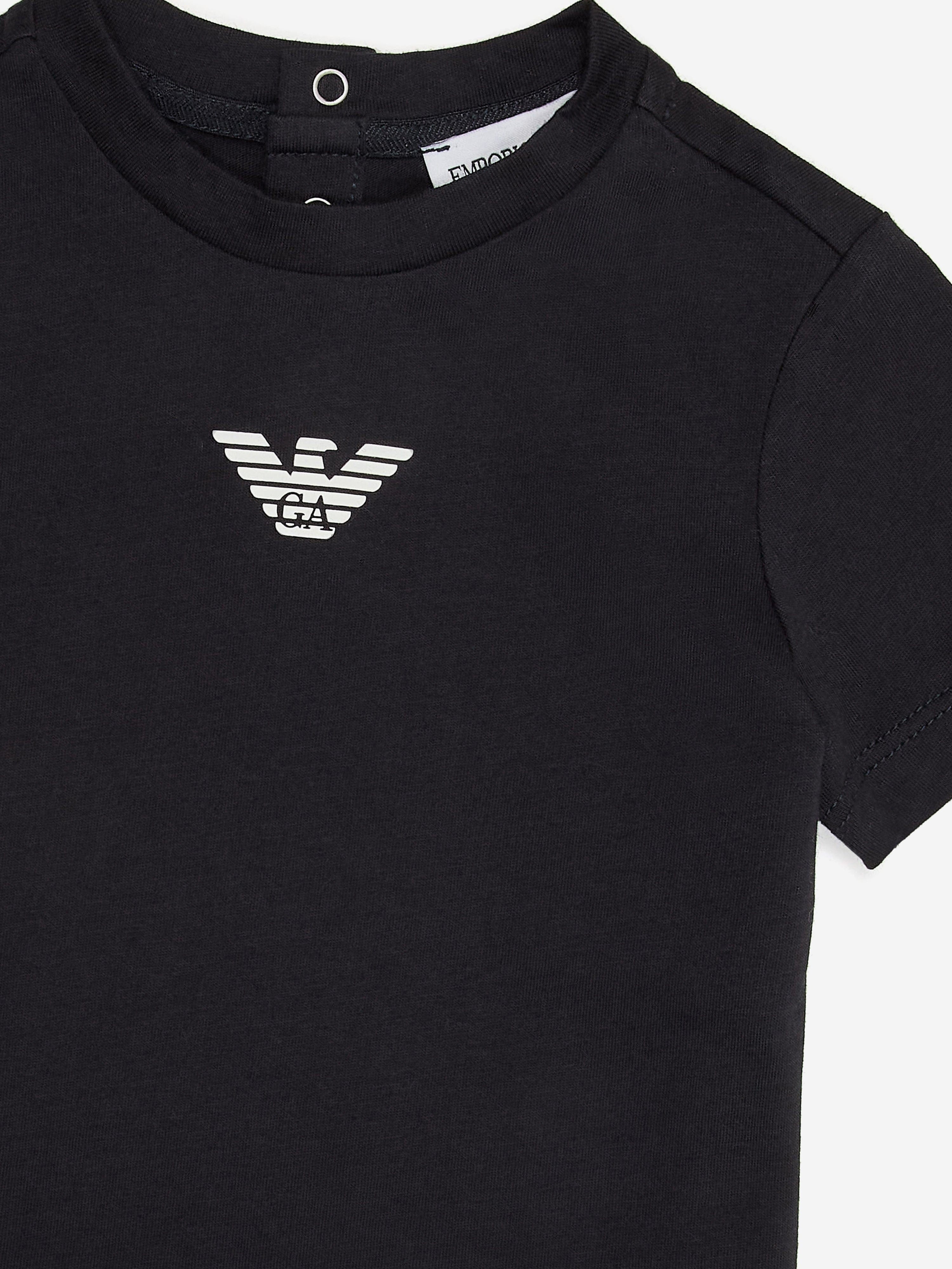 Emporio Armani Baby Boys Essential T-Shirt in Navy