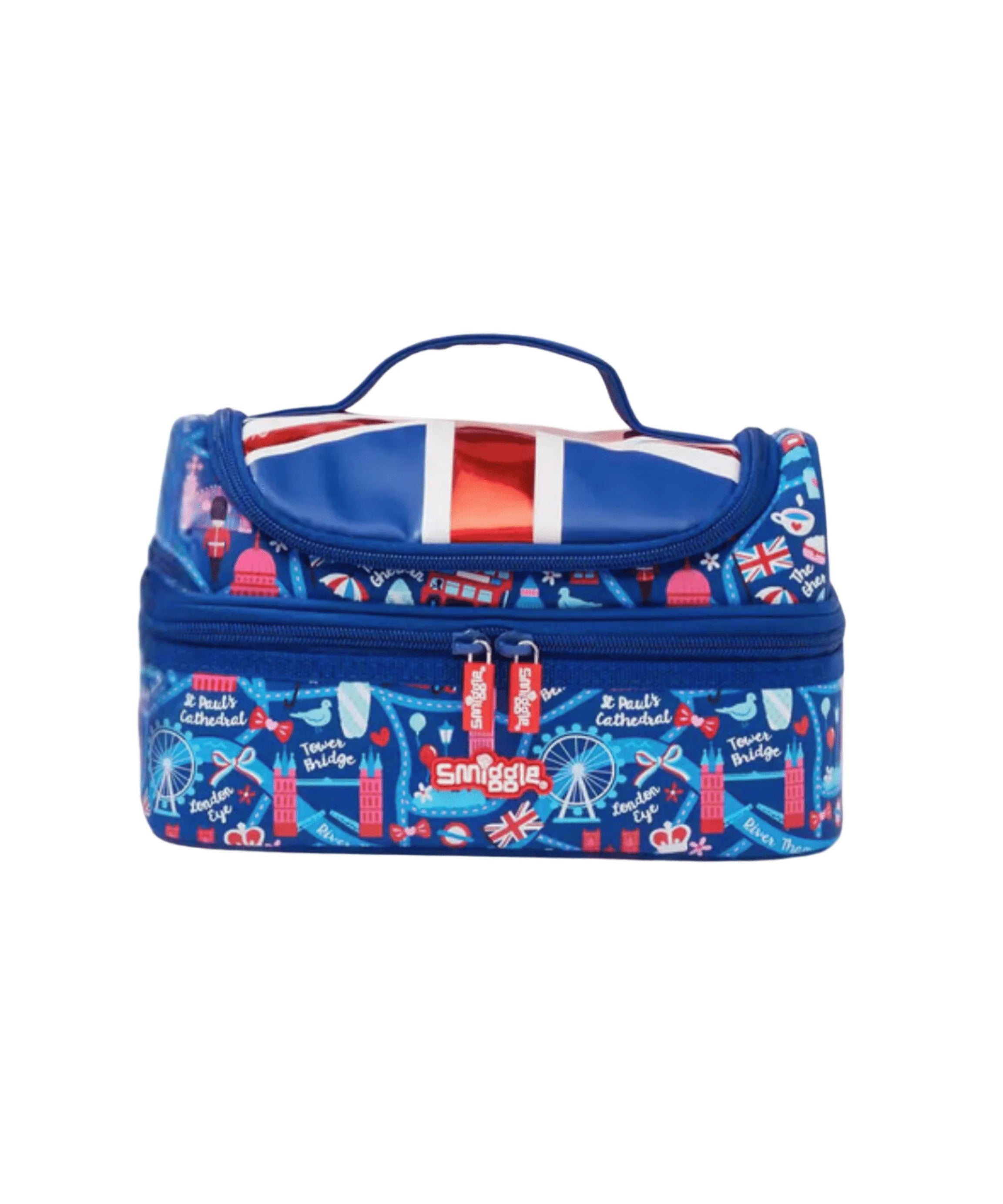 Smiggle - Little London Dubbel Laags Geïsoleerde Lunchtas