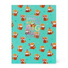 Legami - B5 Lined Defter ile Illustrated Hard Kılıf - Red Panda