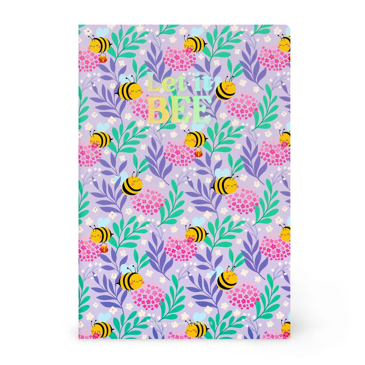 Legami - B5 Lined Defter ile Illustrated Hard Kılıf - Bee