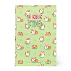 Legami - B5 Lined Defter ile Illustrated Hard Kılıf - Corgi
