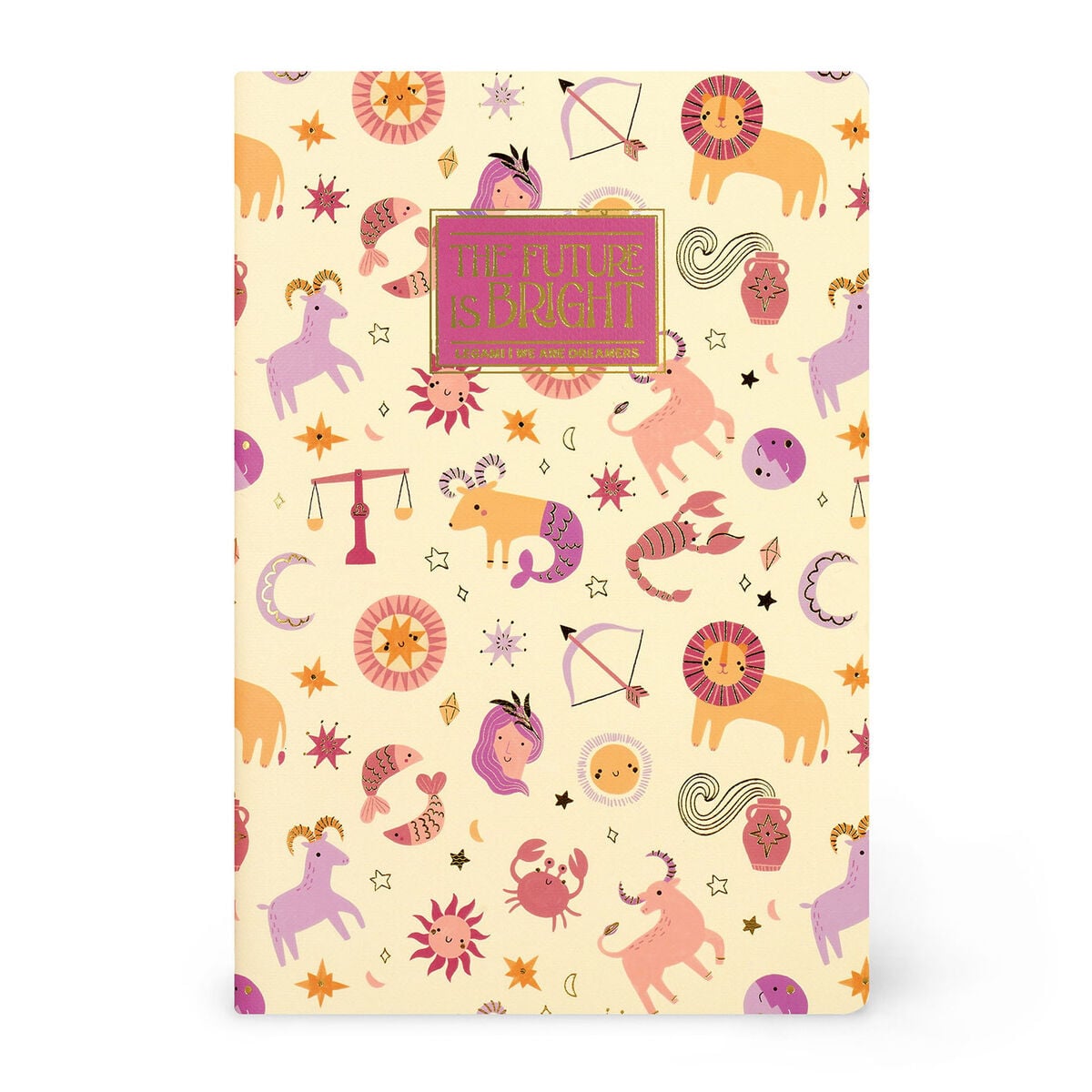 Legami - B5 Lined Defter ile Illustrated Hard Kılıf - Zodiac