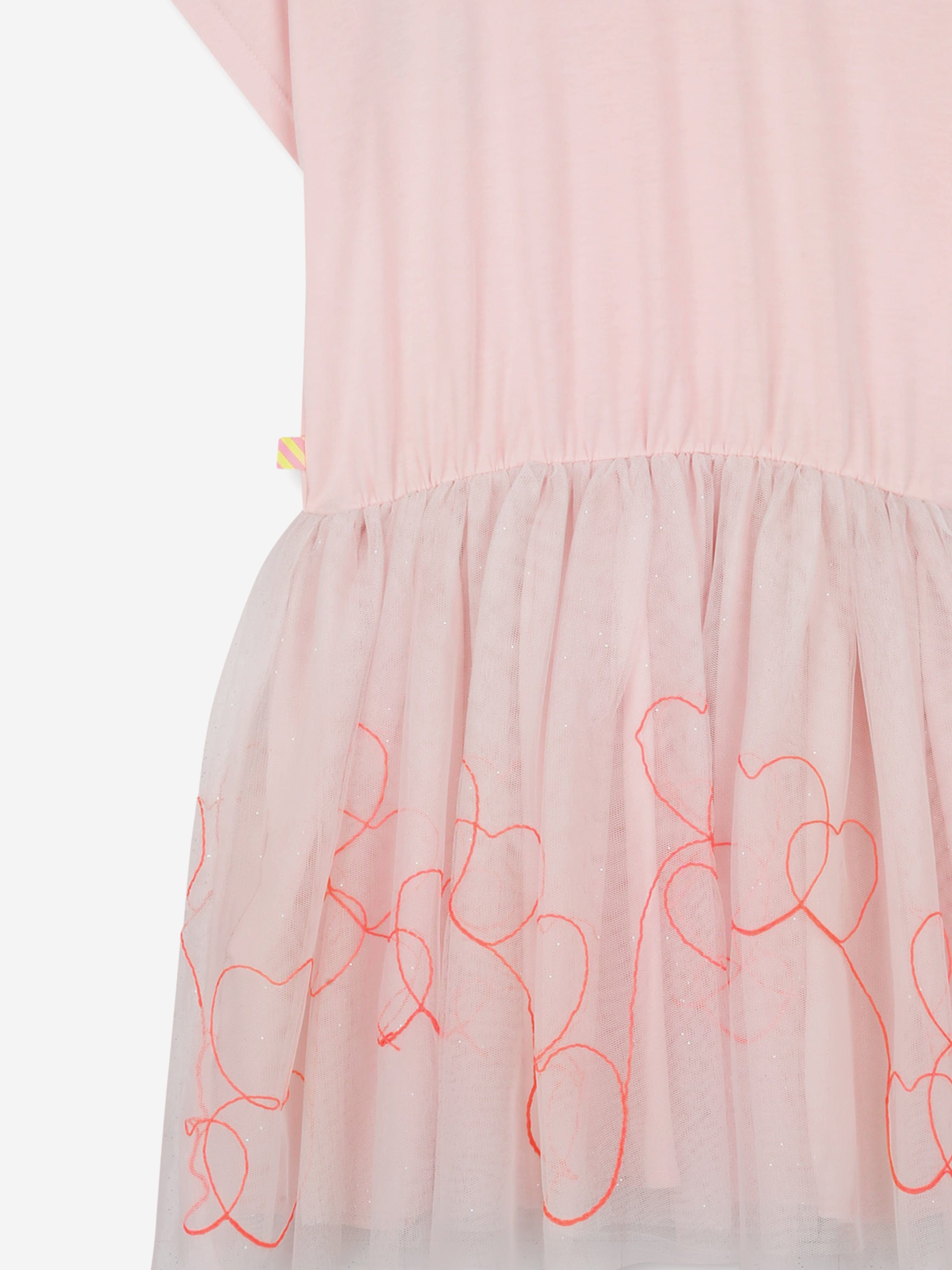 Billieblush Girls Bi-material Dress in Pink