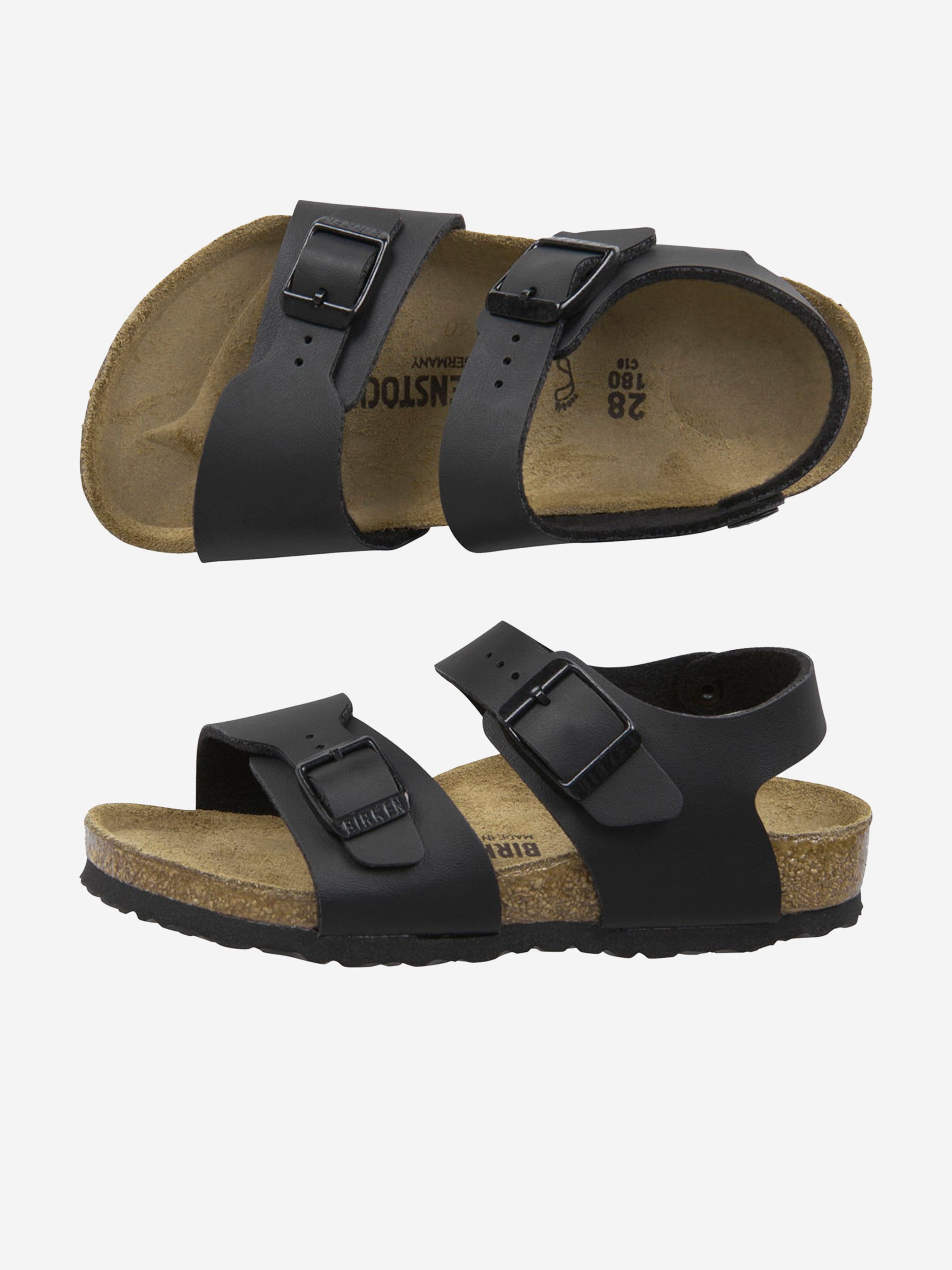 BIRKENSTOCK Kids New York Classic Sandals in Black