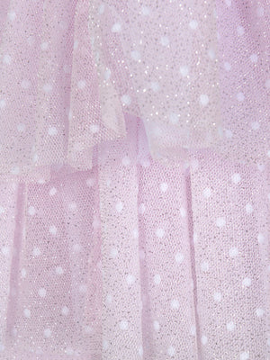 Balmain Balmain Girls Spotted Tulle Skirt