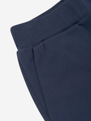 Balmain Boys Logo Jersey Shorts in Navy