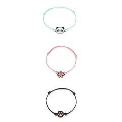 Legami - 3'lü Seti Bracelets - Panda